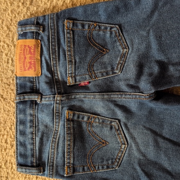 Levi's Mini Mom Adjustable Jeans Size 4 Girls - Picture 4 of 5
